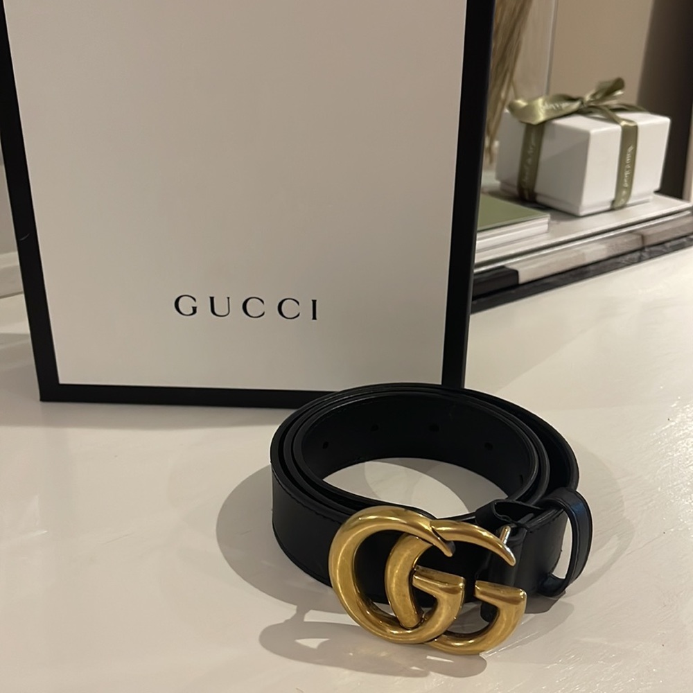 Gucci leather belt